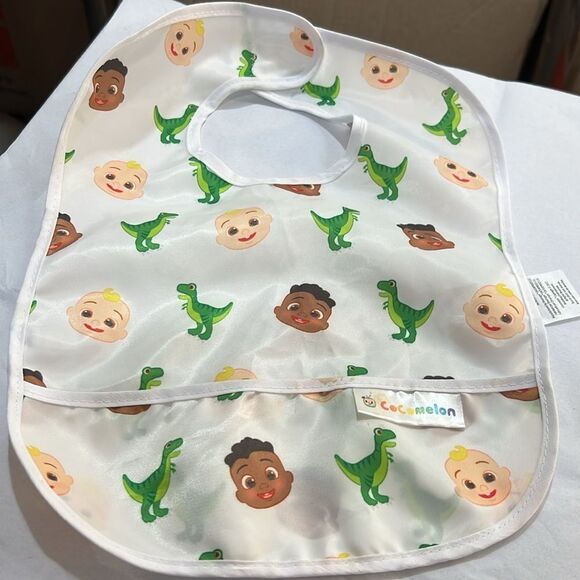 CoComelon set of 2 Bibs EUC - Picture 8 of 11